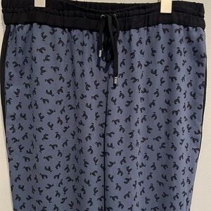 Puppy Print Drawstring Pants